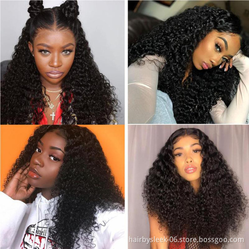 13X4 Lace Frontal Human Hair Wigs Deep Wave Natural Color Pre Plucked Remy With Baby Hair Brazilian Lace Front Wigs for women